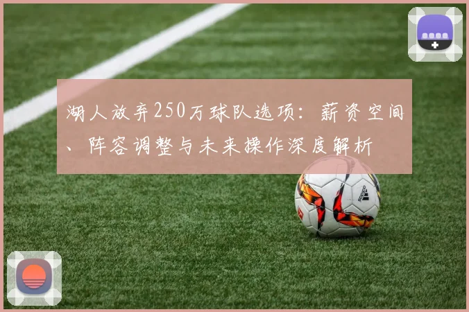 湖人放弃250万球队选项：薪资空间、阵容调整与未来操作深度解析